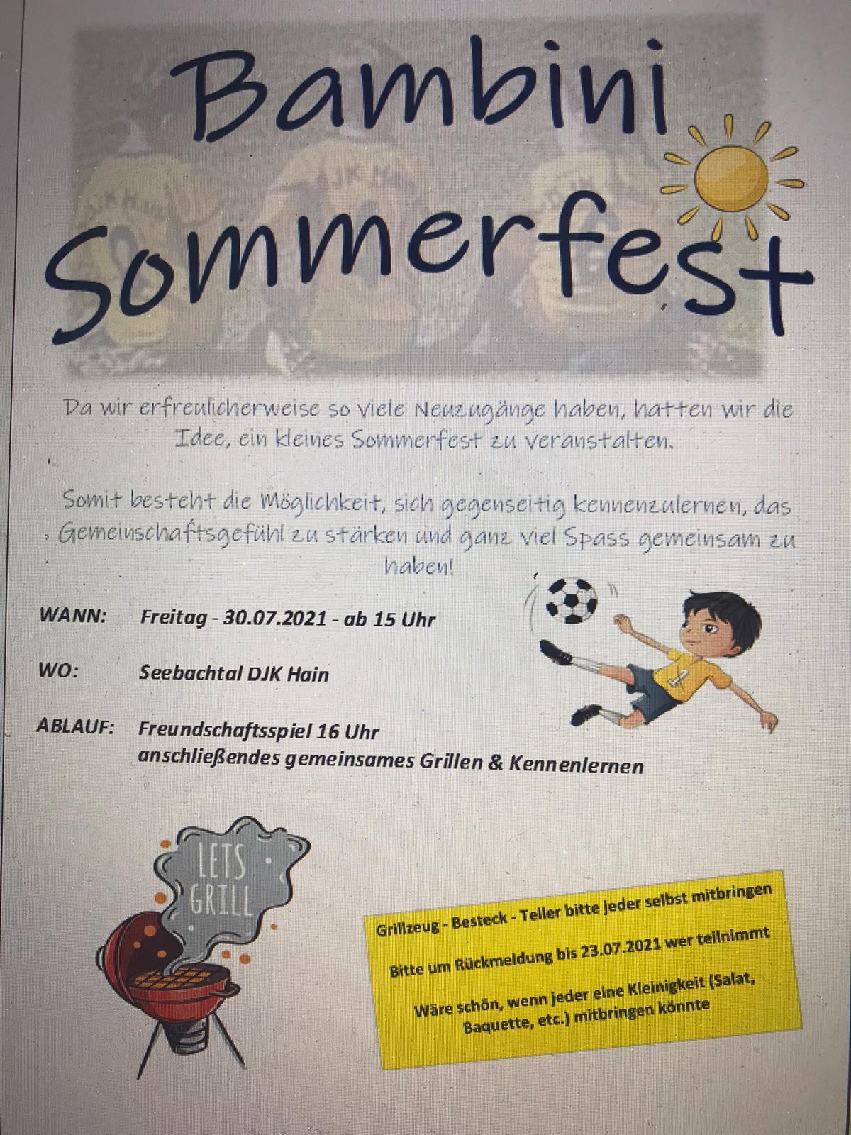 Bambini Sommerfest 2021